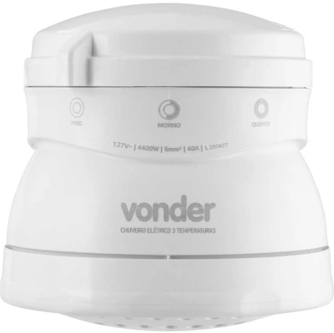 Ducha 4T 6800W 220V Branca Submersa Vonder