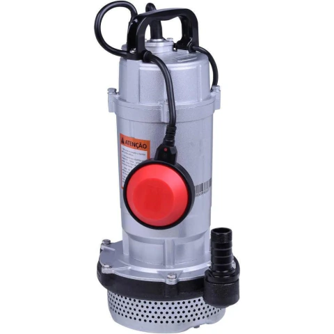 Bomba Submersa Alumínio 1/2Hp 127V Com Boia 18m Altura 100L/min Worker 395781