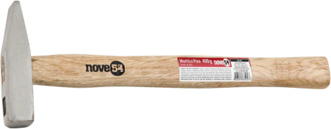 Martelo pena 400g aço forjado cabo madeira Nove54