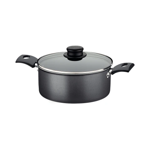 Caçarola Tramontina Turim 20 cm 2,8 L Antiaderente Starflon Max Alumínio Chumbo Fogão Gás Elétrico