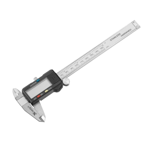 Paquímetro Digital 150mm MTX Aço Inoxidável Precisão 0.02mm Profundidade