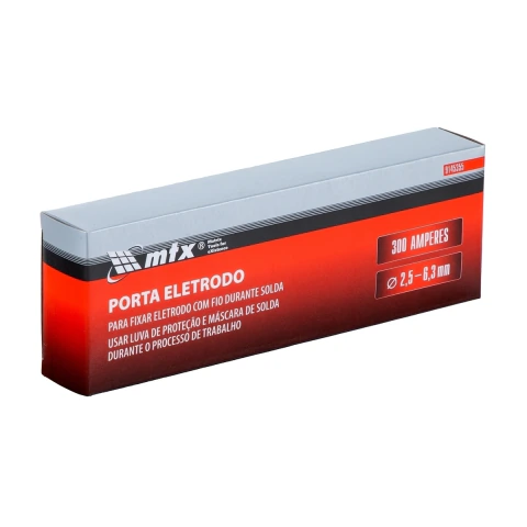Porta Eletrodo 300A 6.3mm MTX Soldagem Segura e Precisa