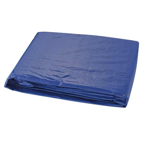 Lona Encerado Polietileno 100 Micras 3m X 2m Azul Proteção UV Ilhoses Metálicos Kala
