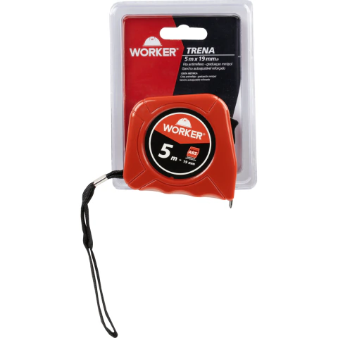 Trena Métrica 5M X 19Mm Abs Antirreflexo Precisão Durabilidade Worker