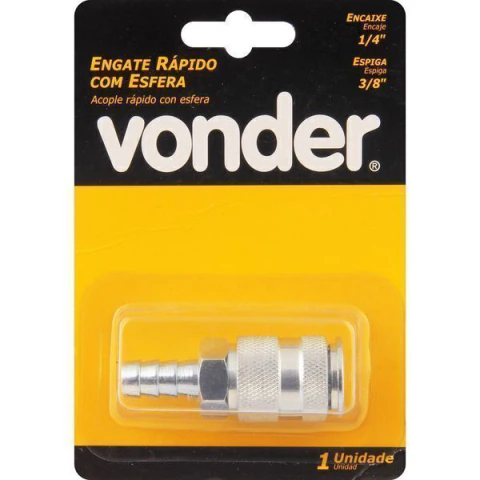 Engate Rapido Espigao 3/8" com 1 peça Vonder
