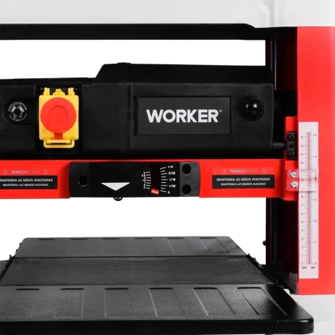 Plaina Desengrossa 1500W 13'' 220V 8500rpm 330x152mm Worker