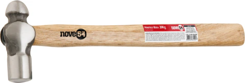 Martelo bola 650g aço forjado cabo madeira Nove54