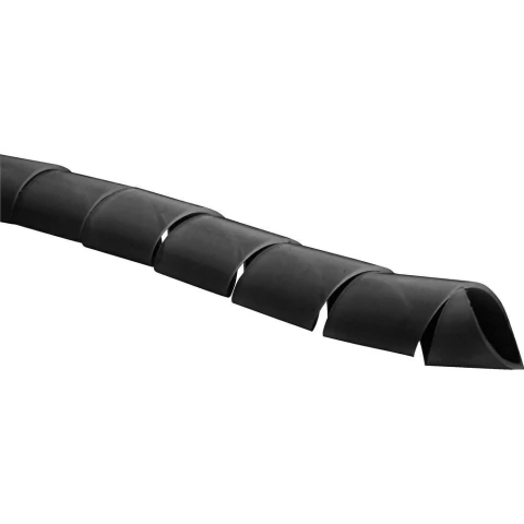 Protetor para cabos espiral 10mm com 2 metros preto Vonder