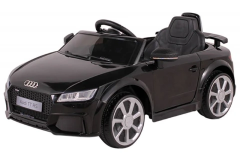 Carrinho Elétrico Preto Audi TT Controle Rem 12V Bel Brink