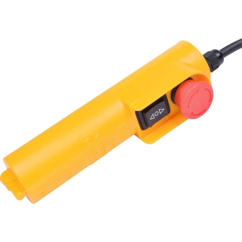 Guincho De Coluna Elétrico 100/200Kg 480W 220V Worker Com Polia E Cabo Aço