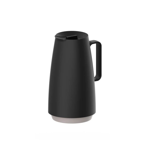 Bule Térmico Tramontina Exata 500ml Preto Ampola De Vidro Corta Pingos Design Minimalista Bpa Free