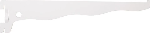 Suporte Para Prateleira 25cm Branco Para Trilho Prateleira -