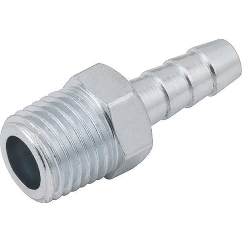 Espigão Fixo Macho Mangueira 1/4 Rosca 1/4 Npt Aço Zi Vonder