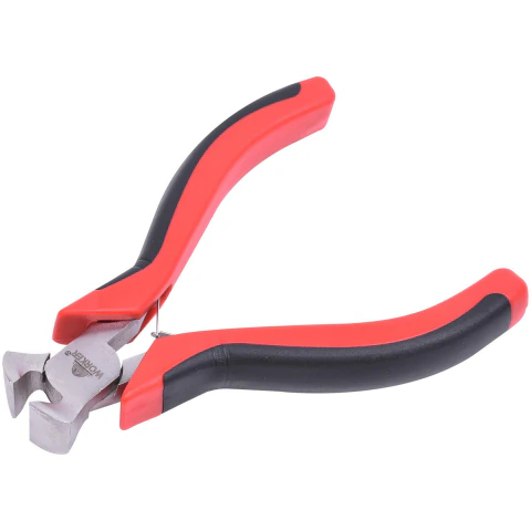 Alicate Corte Frontal Mini Aço Alta Resistência 10mm Precisão 0.5mm Worker