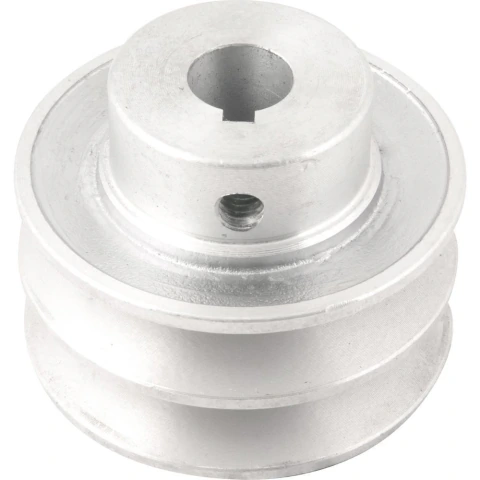 Polia Alumínio 2 Canais Perfil a 70mm c/ Furo 5/8'' Vonder