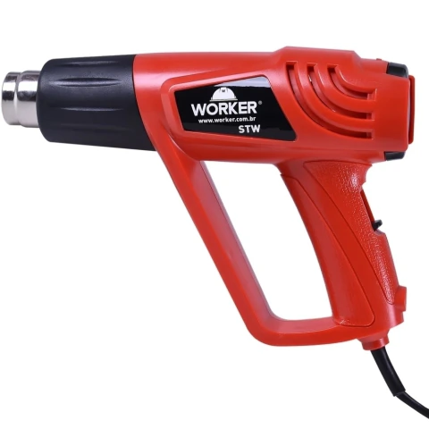 Soprador Térmico 2000W 220V 3T 350-550°C Worker Profissional Com 4 Bicos