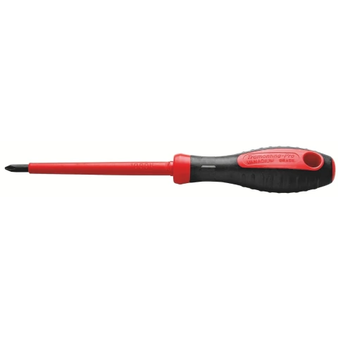 Chave de Fenda Isolada IEC 60900 Ponta Cruzada 6x150 mm 1/4x6 Profissional Tramontina PRO