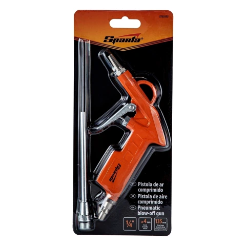 Pistola Limpeza Bico Longo 135mm 1/4'' NPT 8 Bar Sparta