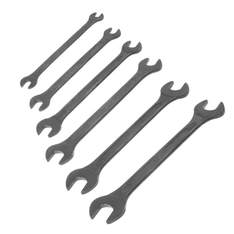 Jogo De Chave Fixa Crv Fosfatizada 6 Peças Sparta 1496655 Aço 40-46 Hrc