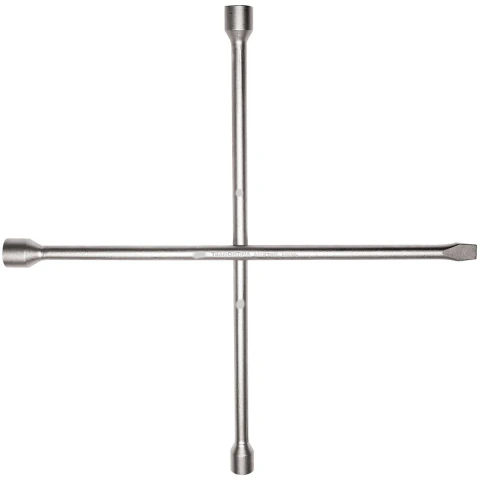 Chave De Roda Tipo Cruz Tramontina Master 17x19x21mm Com Espátula Aço Especial Cromado