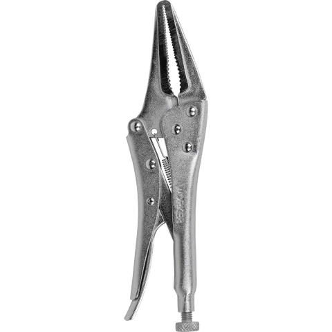 Alicate Pressão 9'' Bico Longo Fixação Firme Aço Carbono Niquelado Worker