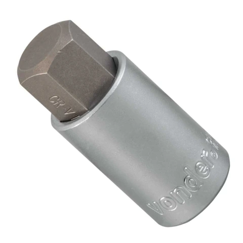 Soquete Allen 1/2'' 17mm CRV Curto Vonder