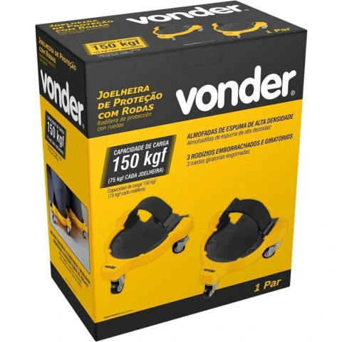 Joelheira De Proteção Com Rodas Vonder