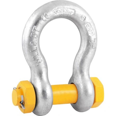 Manilha Para Cabo De Aço 1.1/8 Curva Uso Industrial Galvani