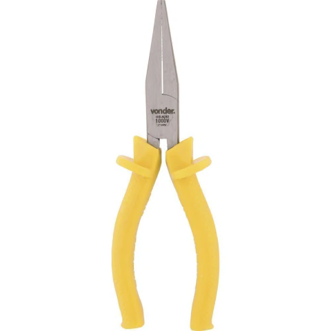 Alicate bico chato 6" cromo vanádio isolado 1000v Vonder