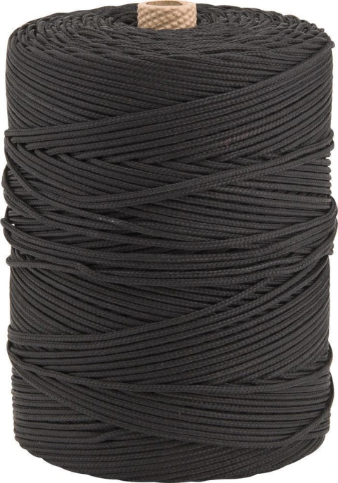 Corda Trançada 4,0mm 4,0kg 400m Preta P Vonder