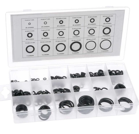 Jogo Anéis Vedação/Oring Maleta Com 225Pc Vonder
