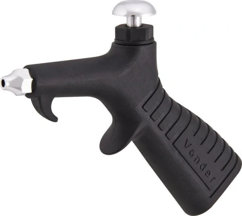 Pistola De Limpeza Ar Plástico Bico Curto Botão Pl006 Vonder