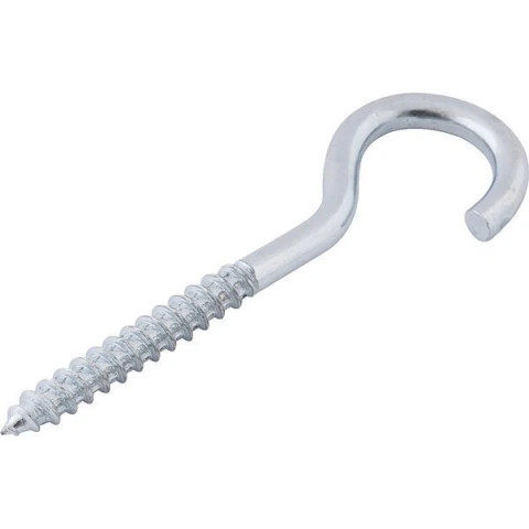Gancho 5,5x70mm zincado g-8 com 100 peças Vonder
