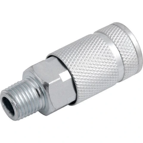 Engate rápido macho 1/4 rosca 1/4" cartela 1pç Vonder
