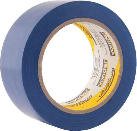 Fita para demarcação de solo 48mmx30m azul Vonder