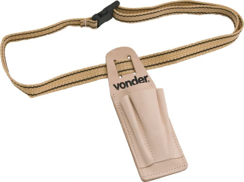 Cinto para eletricista couro natural Vonder