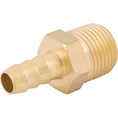 Espigão Fixo Macho Para Mangueira 1/4 Rosca 1/2 Npt Latão