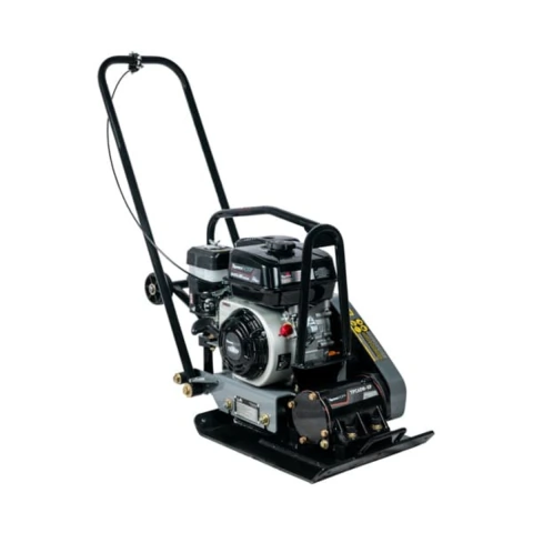 Placa Compactadora Vibratória Toyama 6.5HP 60Kg Gasolina 3.6L 5600 VPM TPC60W-XP