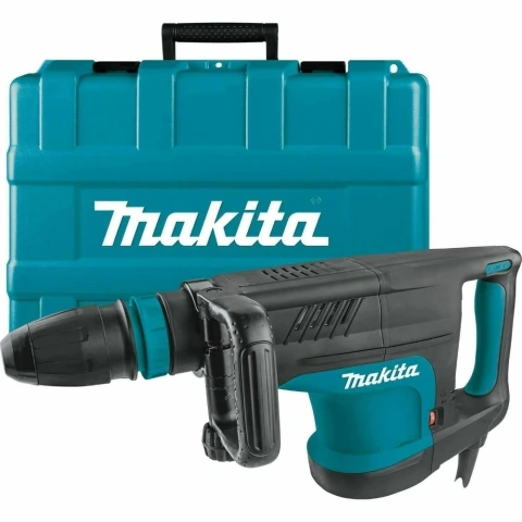 Martelo Rompedor SDS MAX 1510W 25,5J Com Graxa Punho Ponteiro Maleta HM1203C 127V Makita