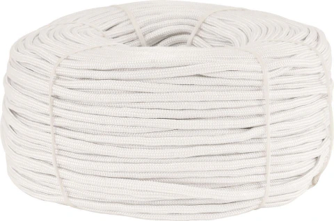 Corda Multifilamento Trançada 2,5mm 1,0kg 372m Branca Vonder