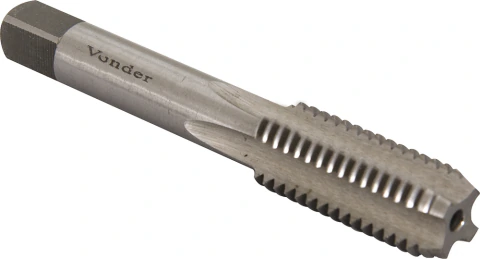Macho manual aço rápido m20,00x2,50 2 peças din 352 Vonder