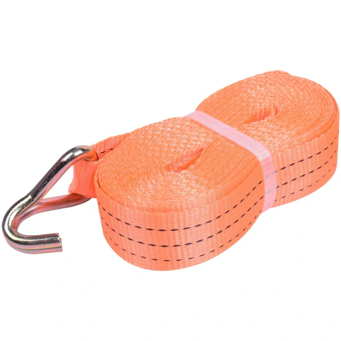Cinta Em Poliester Com Gancho J 50mm 9m 4000kg Segurança E Resistência Worker