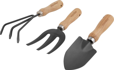 Conjunto Para Jardim 3Pc Cabo Madeira Vonder