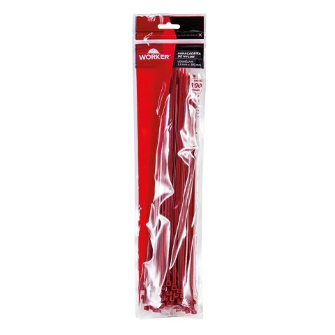 Abracadeira Nylon 3,6X300Mm Vm 100 peças Worker