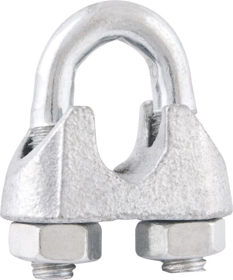 Clips p/ cabo de aço 1" leve galv c/ 80 peças granel Vonder