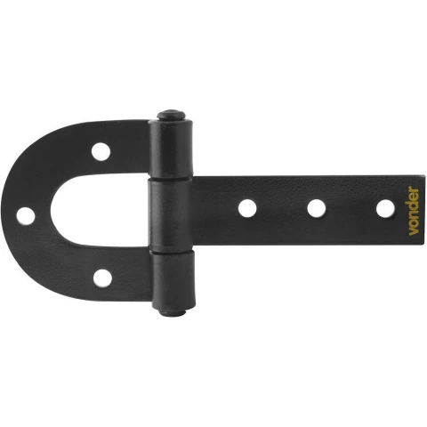 Dobradiça para porteira 290mm aço carbono pintado Vonder
