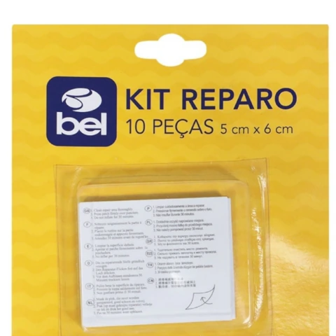 Kit Reparo 10 Peças Bel Piscinas Brinquedos e Colchões de Ar