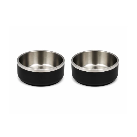 PACK X 2 COMEDEROS NEGRO ANTIDESLIZANTE - comprar online