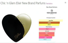Elixir Chic 'n Glam New Brand Parfums 75ML na internet