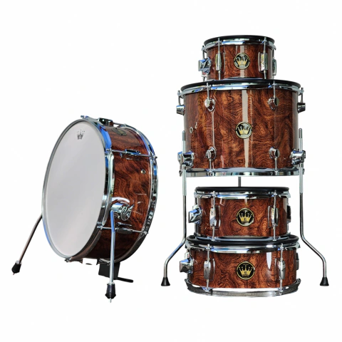 KIT #3 ROYALTY - SOMENTE TAMBORES / SHELLPACK (MADEIRA NATURAL)